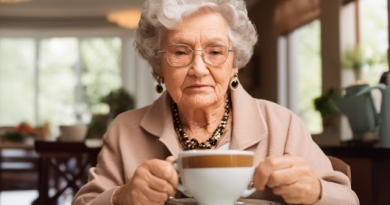Grandma likes coffee b