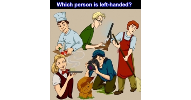 Left handed person rid