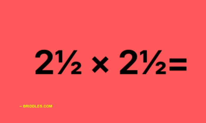 2 1/2 x 2 1/2 Expression Problem