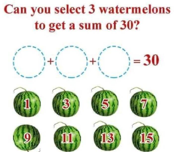 3 Watermelons Trick Equation 3 Watermelons Trick Equation