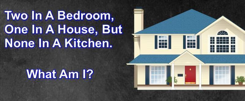 Bedroom House Kitchen Brain Teaser