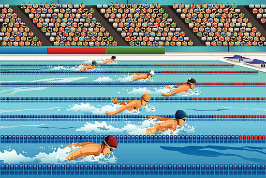 Commonwealth Swimming Race Brain Teaser