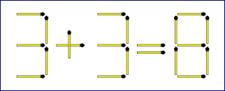 Easy Matchsticks Equation Riddle