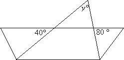 Find the angle of a triangle