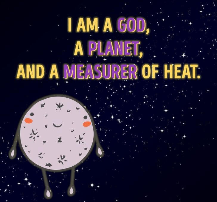 God Planet Heat Riddle