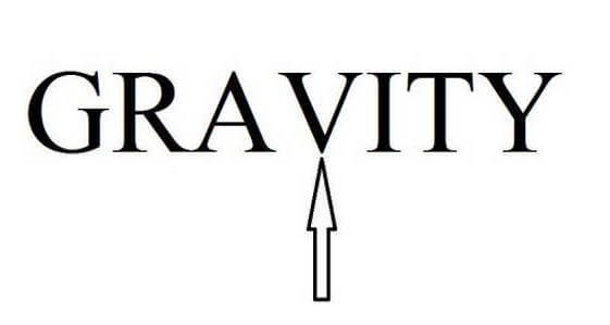 Gravity Pictogram