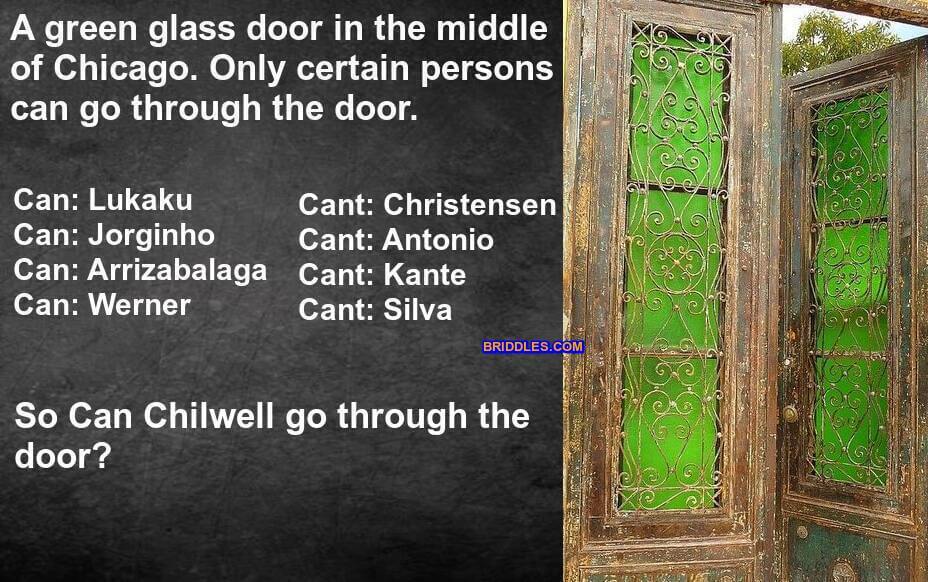 Green Glass Door Brain Teaser