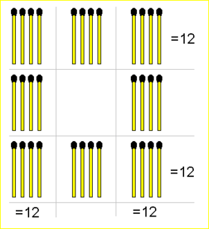 Hard 12 Matchsticks Puzzle