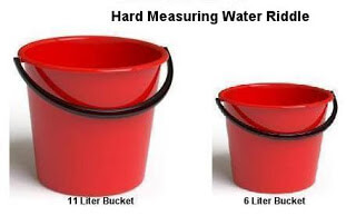Hard Measuring Water Riddle