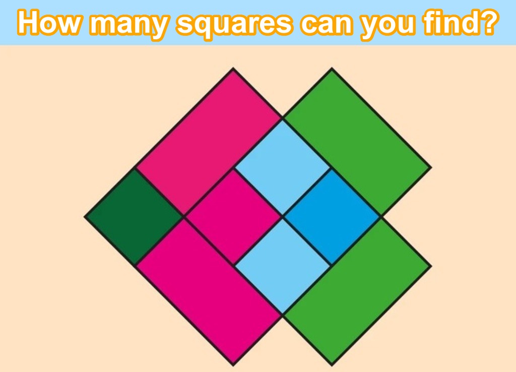 How many squares puzzle answer