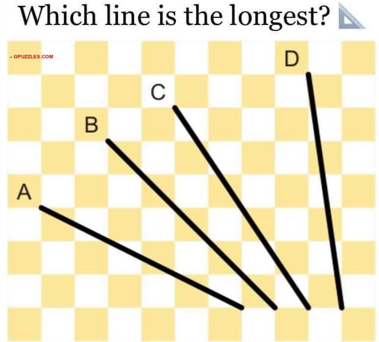 Longest Line Brain Teaser