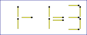 Matchsticks Equation Puzzle