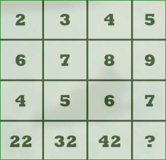 Missing Number Brain Teaser