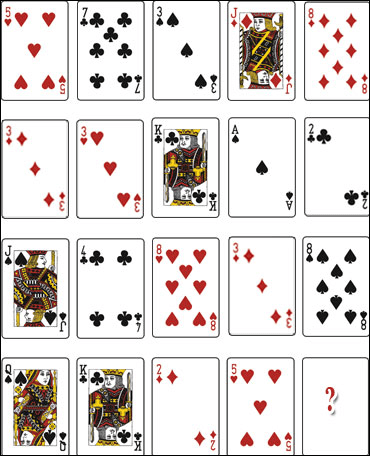 Playing Card Sequence Puzzle