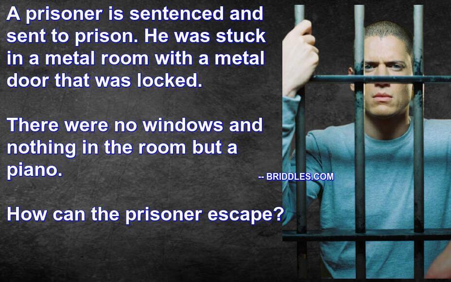 Prisoner Escape Room Mind Teaser