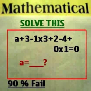 Solve Maths Equation Problem