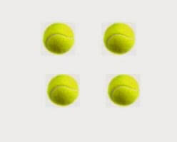 Tennis 4 Balls Puzzle