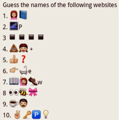 Whatsapp Website Names Riddles