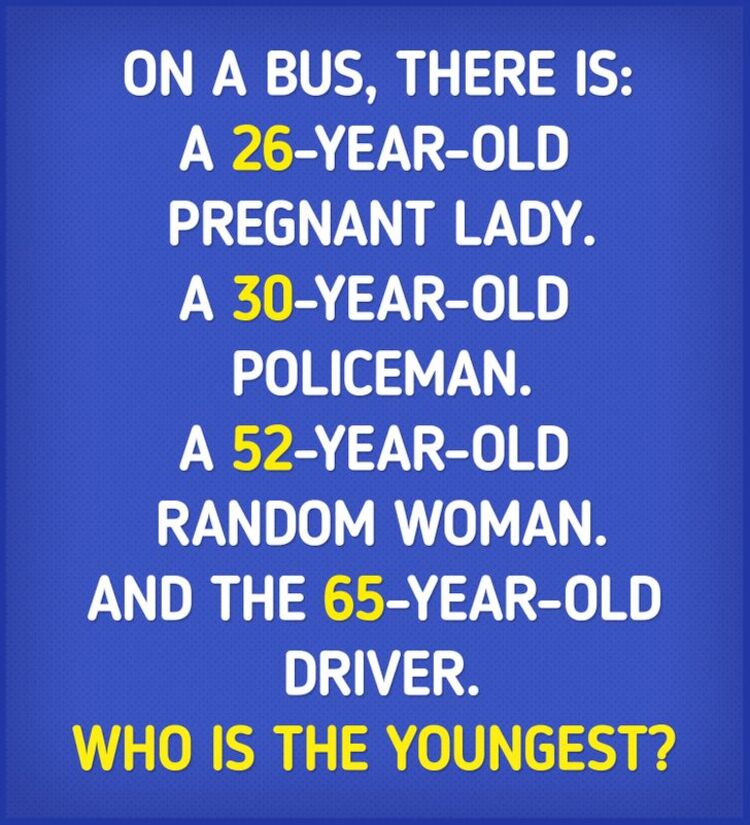 Who Is Youngest Riddle