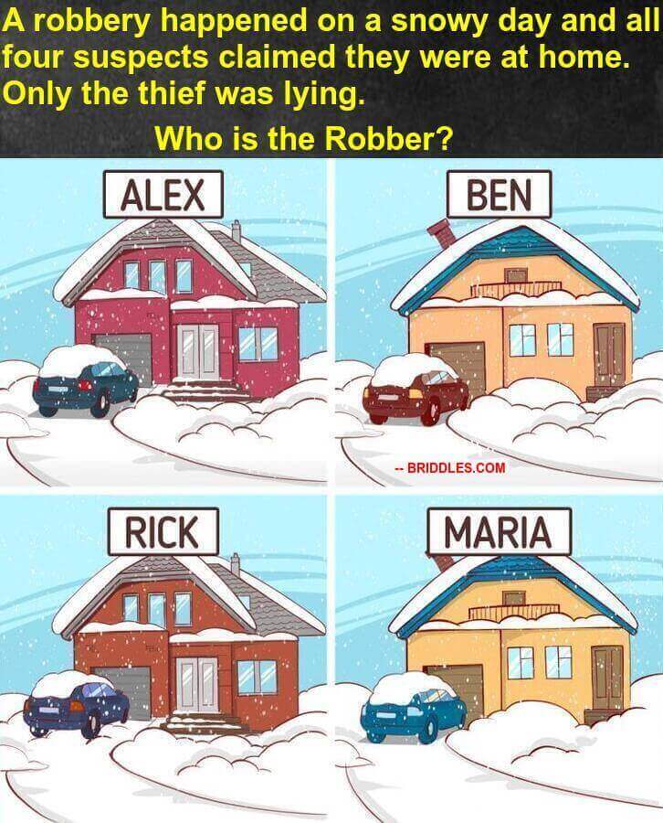 Who is the Robber riddle
